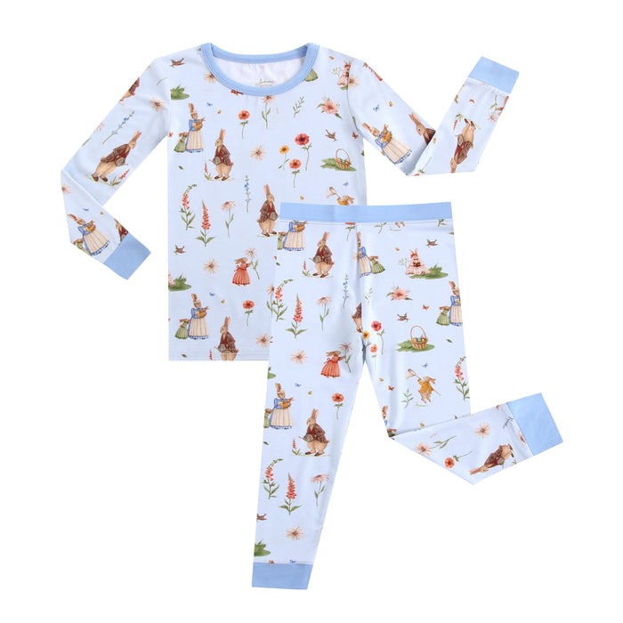 Don‚Äôt Worry, Be Hoppy ( Rabbit ) Long Sleeve PJ's - Jammie Session