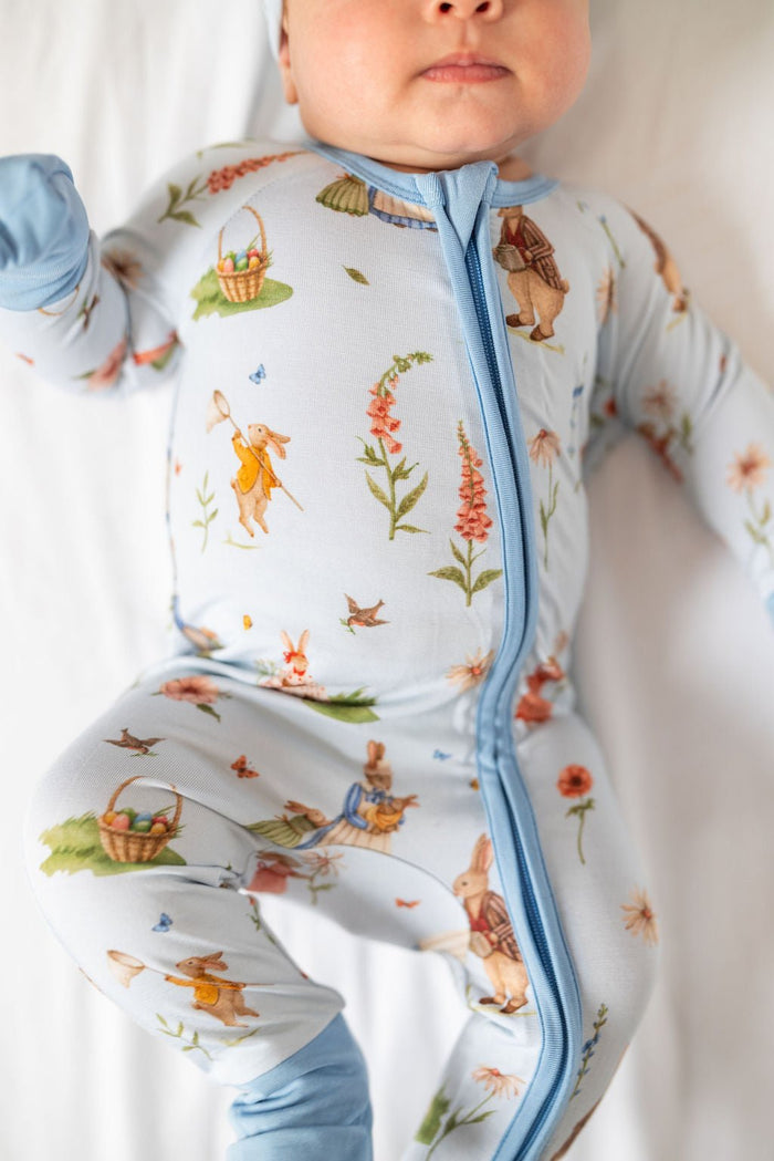 Don‚Äôt Worry, Be Hoppy ( Rabbit ) Romper - Jammie Session