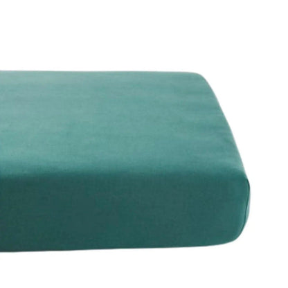 Drap housse en jersey de coton bio Kadolis pour lit bébé - Eucalyptus