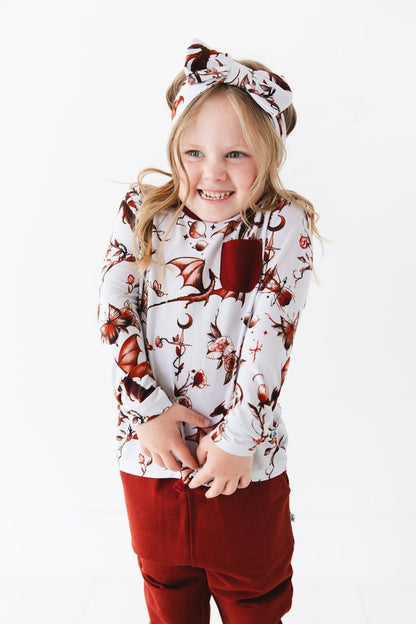 Dreaming with Dragons Kids' Long Sleeve T-shirt - Jammie Session