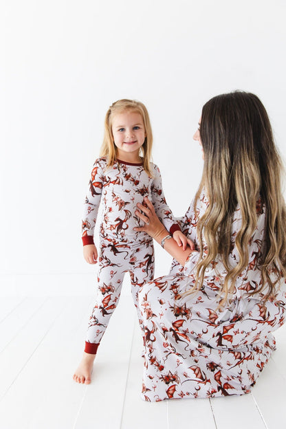 Dreaming with Dragons Long Sleeve PJ's - Jammie Session