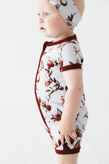 Dreaming with Dragons Short Sleeve Romper - Jammie Session