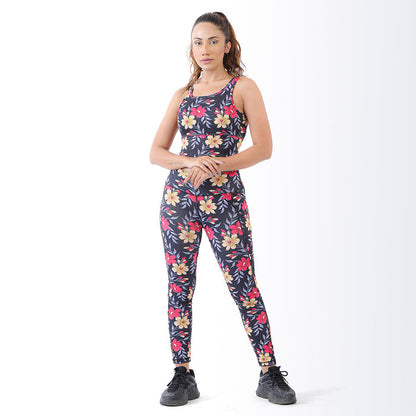 Enhance Floral Sports Bra & Leggings