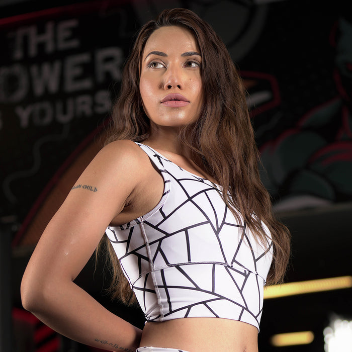 ENHANCE LINEAR SPORTS BRA