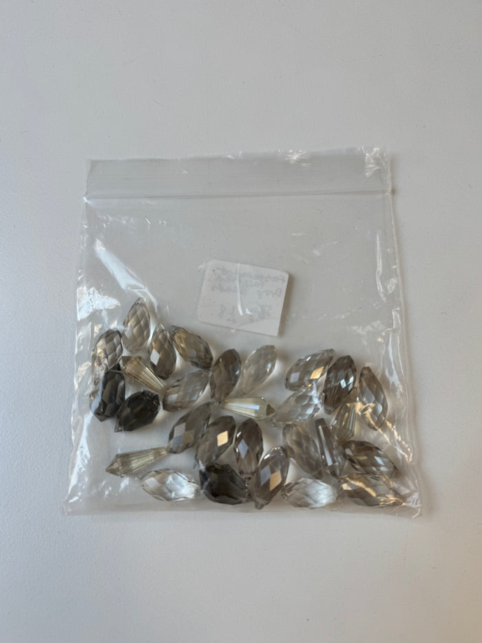 Facetted Drop Beads 55g