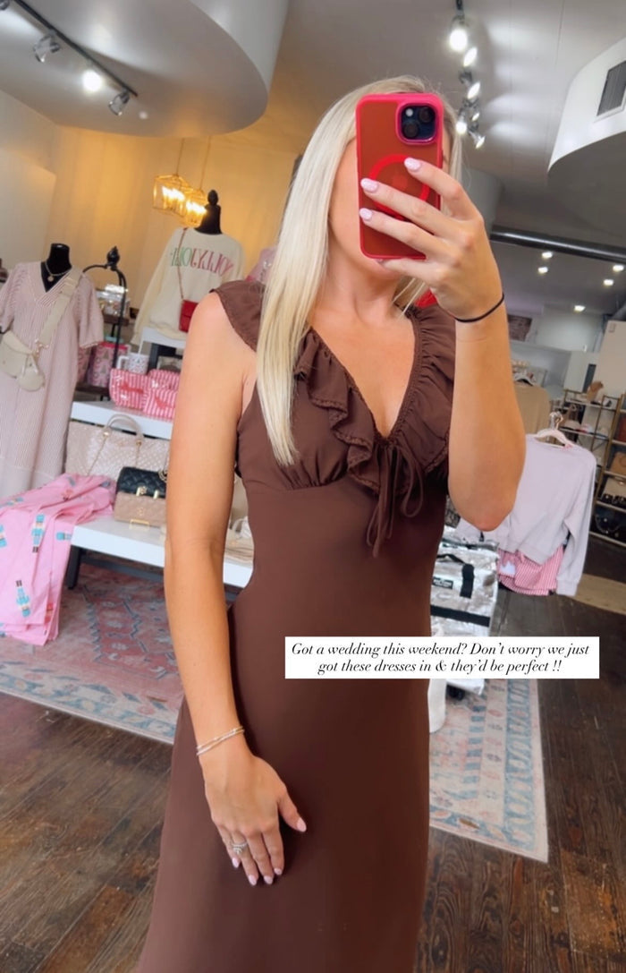 FALL WEDDING GUEST DRESS