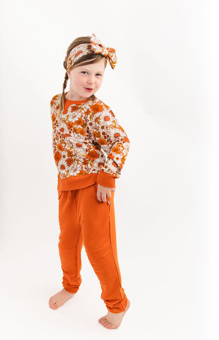 Falling For Florals Kids Jogger Set - Jammie Session
