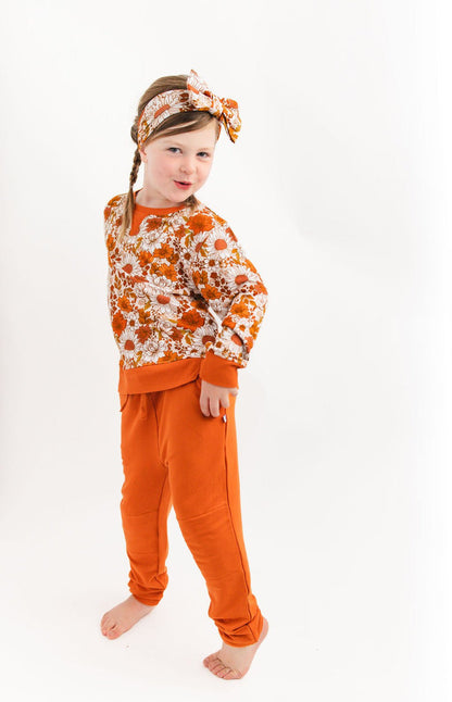 Falling For Florals Kids Jogger Set - Jammie Session