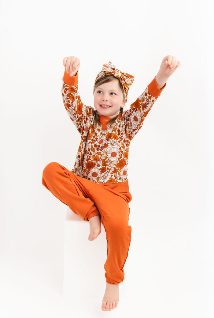 Falling For Florals Kids Jogger Set - Jammie Session