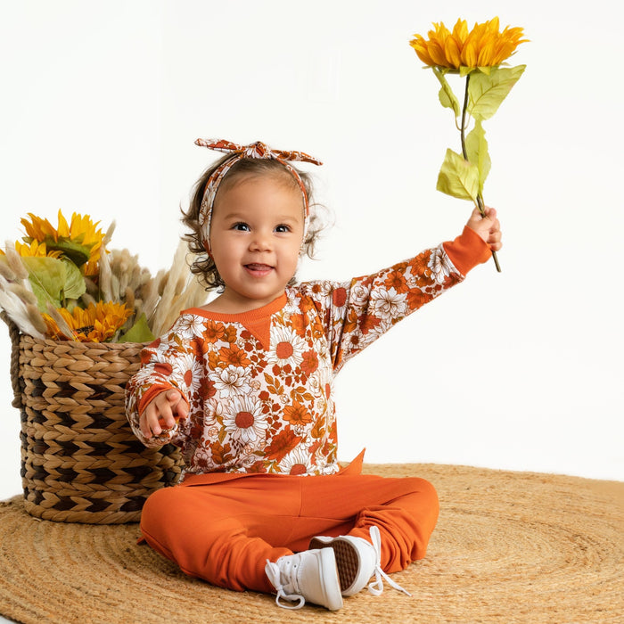 Falling For Florals Kids Jogger Set - Jammie Session