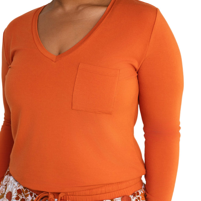 Falling For Florals Women's Long Sleeve Shirt - Jammie Session