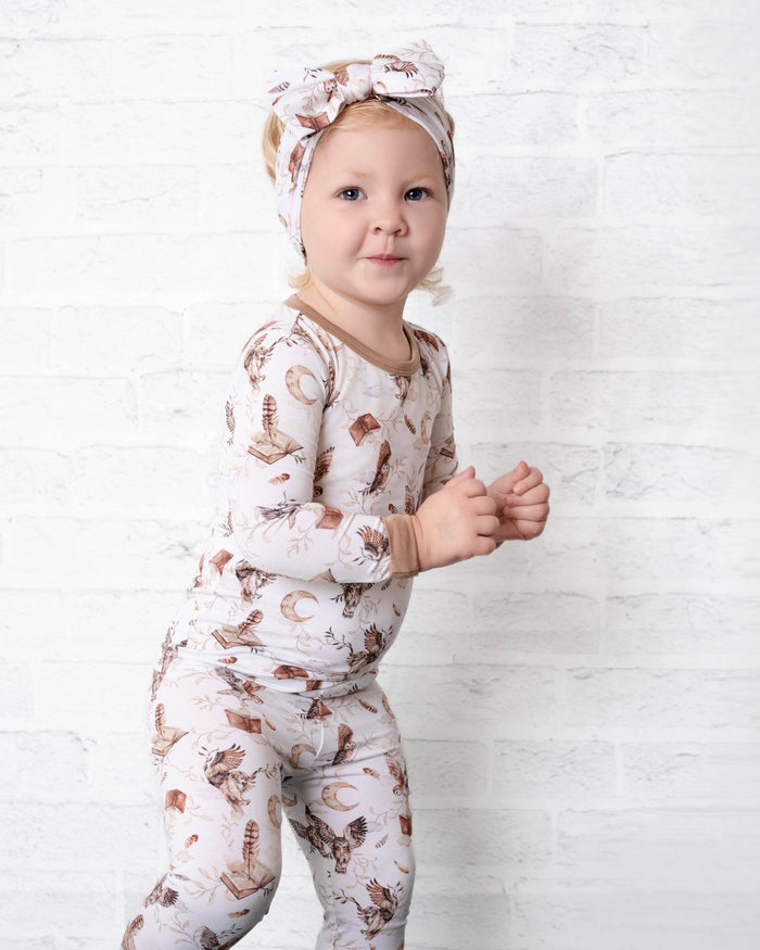 Feathers and FablesÔºàOwlÔºâTENCEL‚Ñ¢ Modal Long Sleeve PJ's - Jammie Session