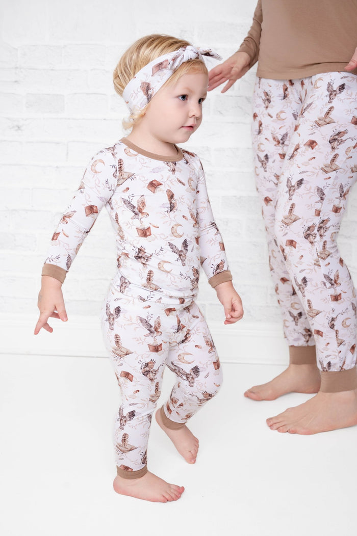 Feathers and FablesÔºàOwlÔºâTENCEL‚Ñ¢ Modal Long Sleeve PJ's - Jammie Session