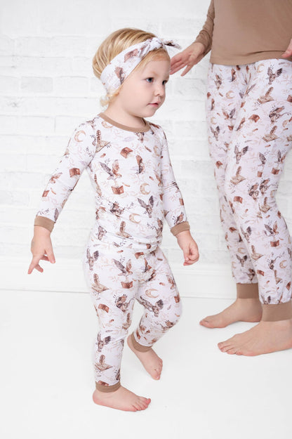 Feathers and FablesÔºàOwlÔºâTENCEL‚Ñ¢ Modal Long Sleeve PJ's - Jammie Session
