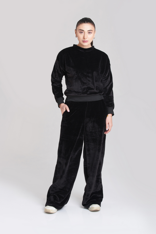 Fleece Velvet Tracksuit - Women