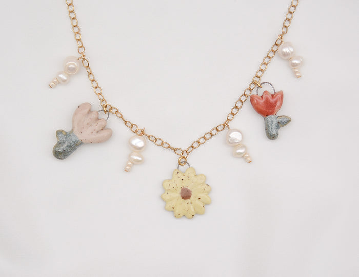 Flower Garden Necklace - Juice Ceramics