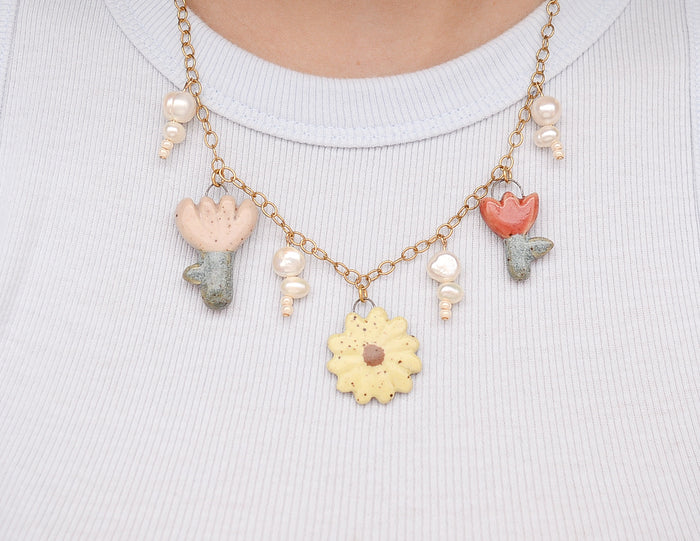 Flower Garden Necklace - Juice Ceramics
