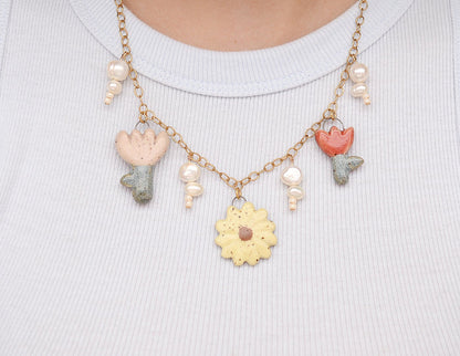 Flower Garden Necklace - Juice Ceramics