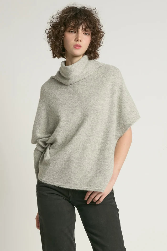 Flowy Neck Pullover Sweater Vest