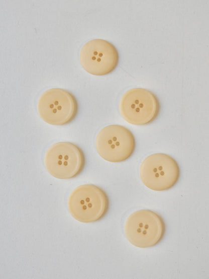 FOLK Flat-Rimmed Corozo Buttons 12mm/20L