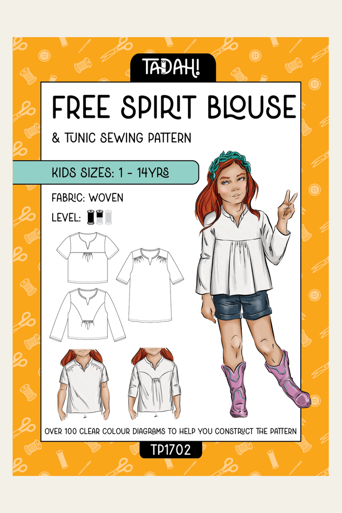 Free Spirit Blouse & Tunic Sewing Pattern