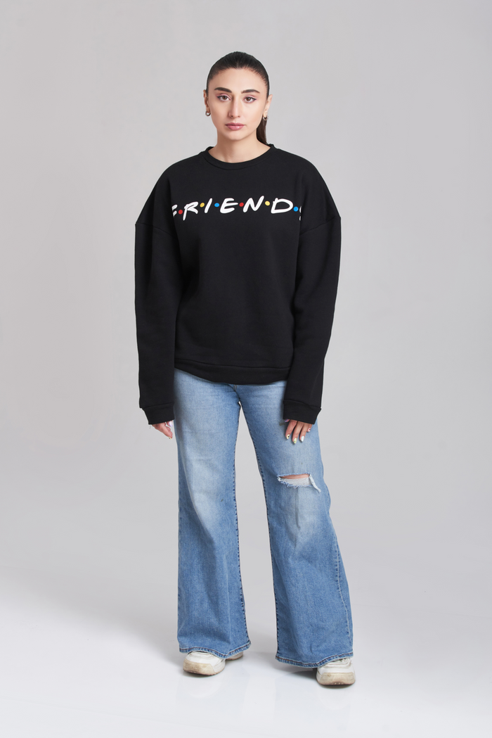Friends Oversized Sweatshirt - Women