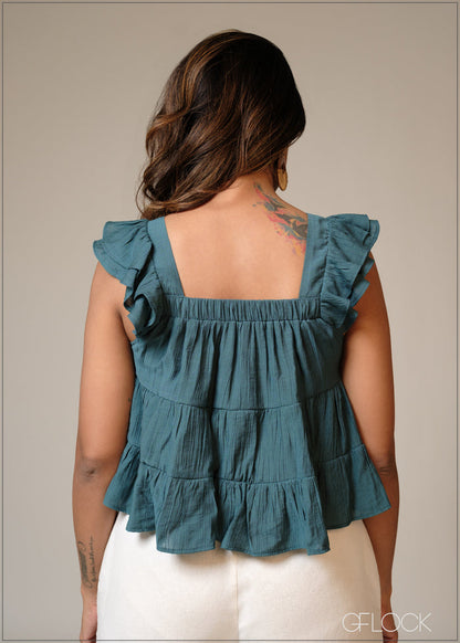Frill Detailed Top - 101125