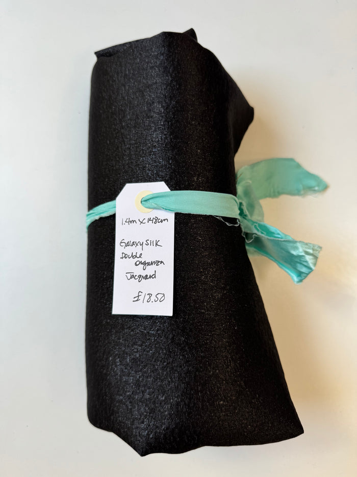 Galaxy Silk Double Organza Jacquard Remnant
