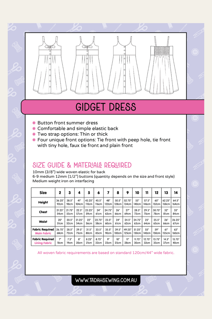 Gidget Dress Sewing Pattern