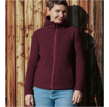 Gilet femme en polaire de laine mérinos bio Reiff