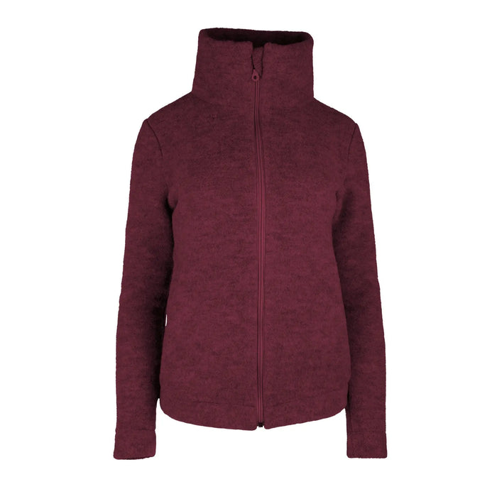 Gilet femme en polaire de laine mérinos bio Reiff
