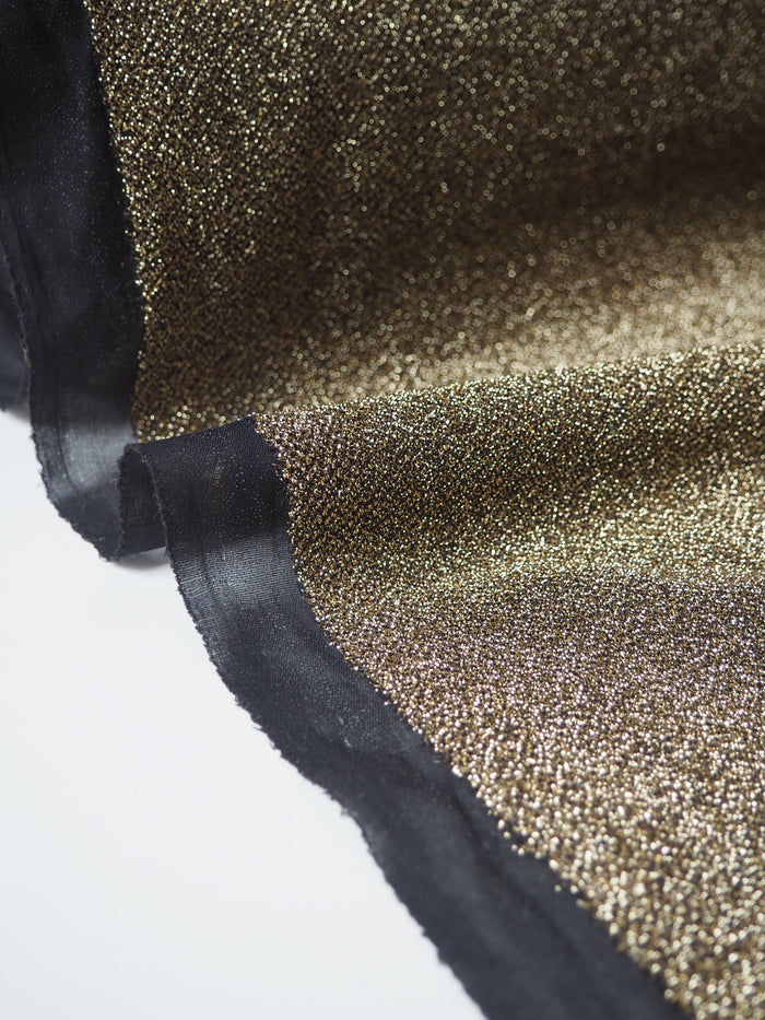 Gold Interfaced Metallic Jersey