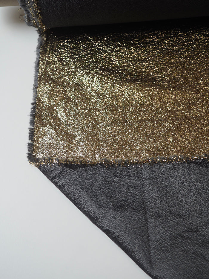 Gold Metallic Crepe
