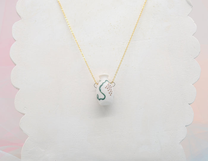 Grape Vine Pot Necklace - Juice Ceramics
