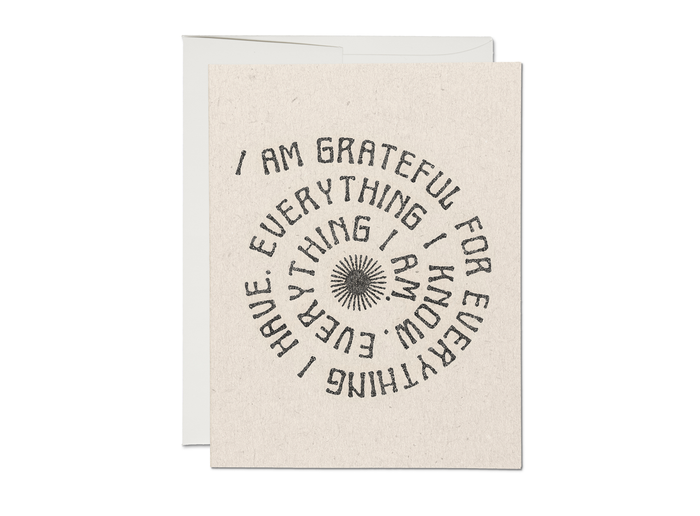Grateful for Everything Card