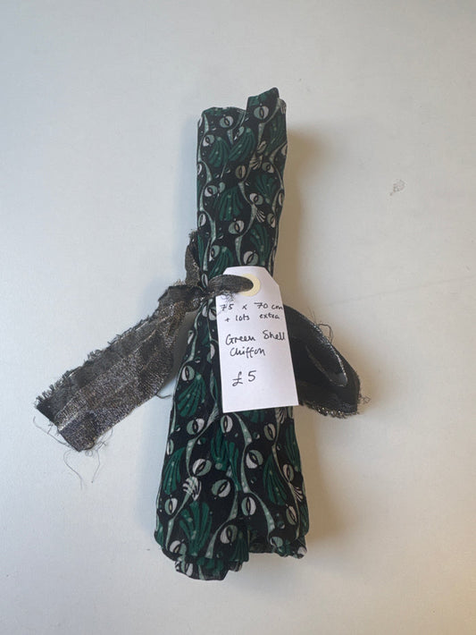 Green Shell Chiffon Remnant