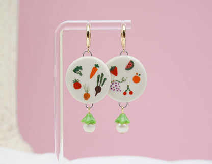Grocery Earrings - Juice Ceramics
