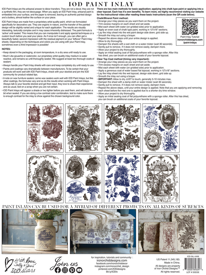 Hameau de la Reine Paint Inlay by IOD