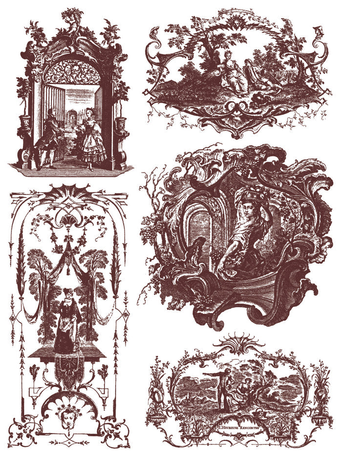 Hameau de la Reine Paint Inlay by IOD
