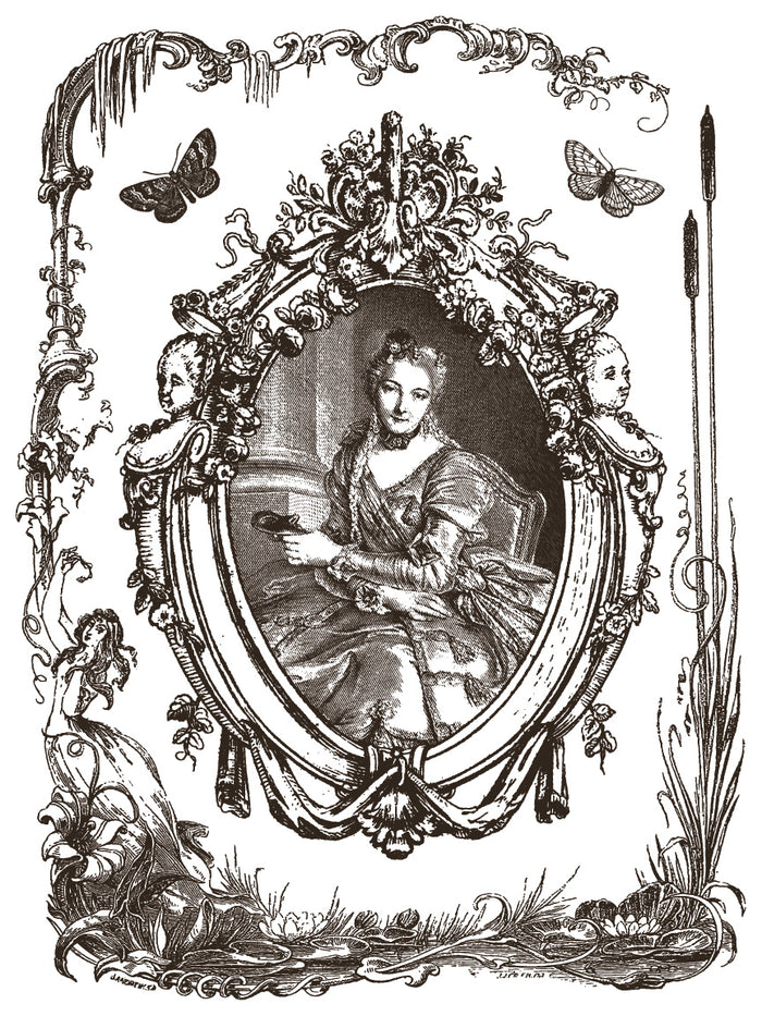 Hameau de la Reine Paint Inlay by IOD