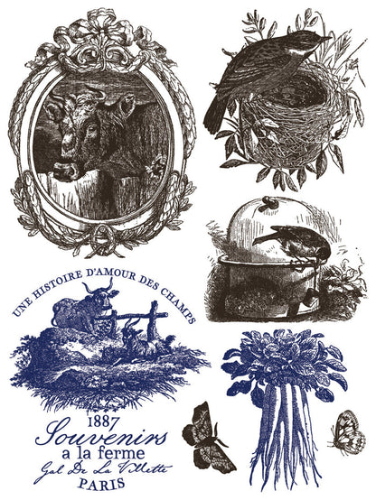 Hameau de la Reine Paint Inlay by IOD