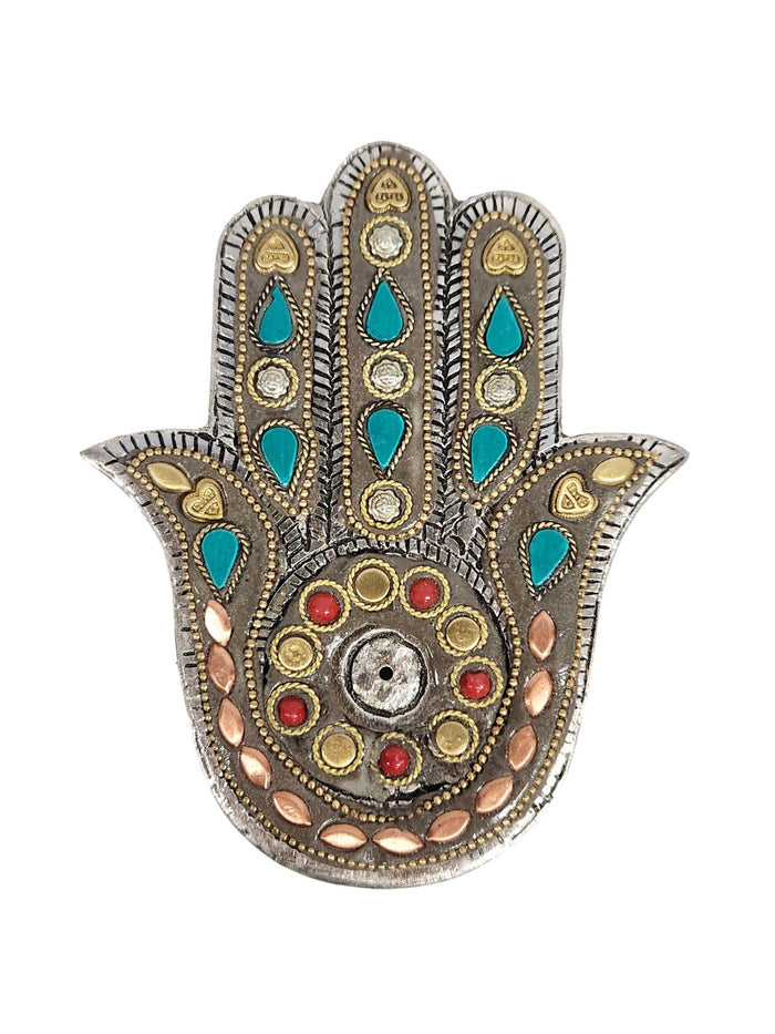 Hamsa Mosaic Incense Holder