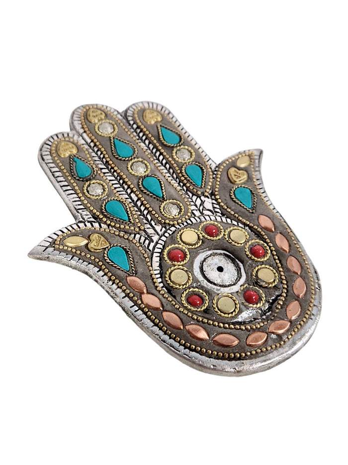 Hamsa Mosaic Incense Holder