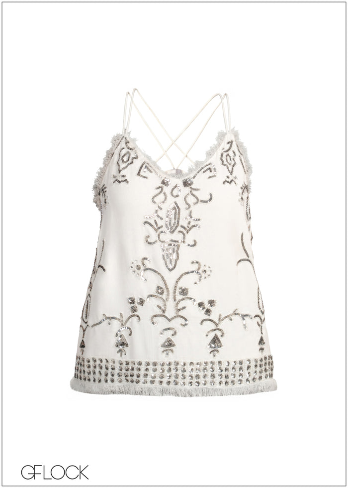 Hand Embellished Cami Top - 271225