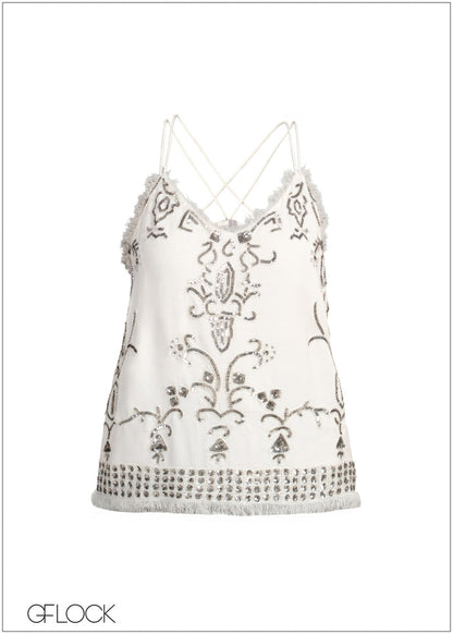 Hand Embellished Cami Top - 271225