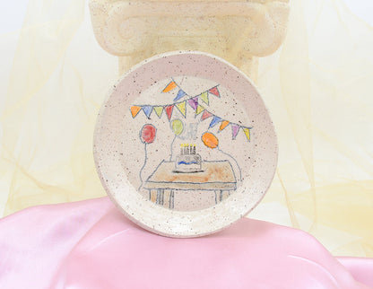 Happy Bday Plate - Juice Ceramics