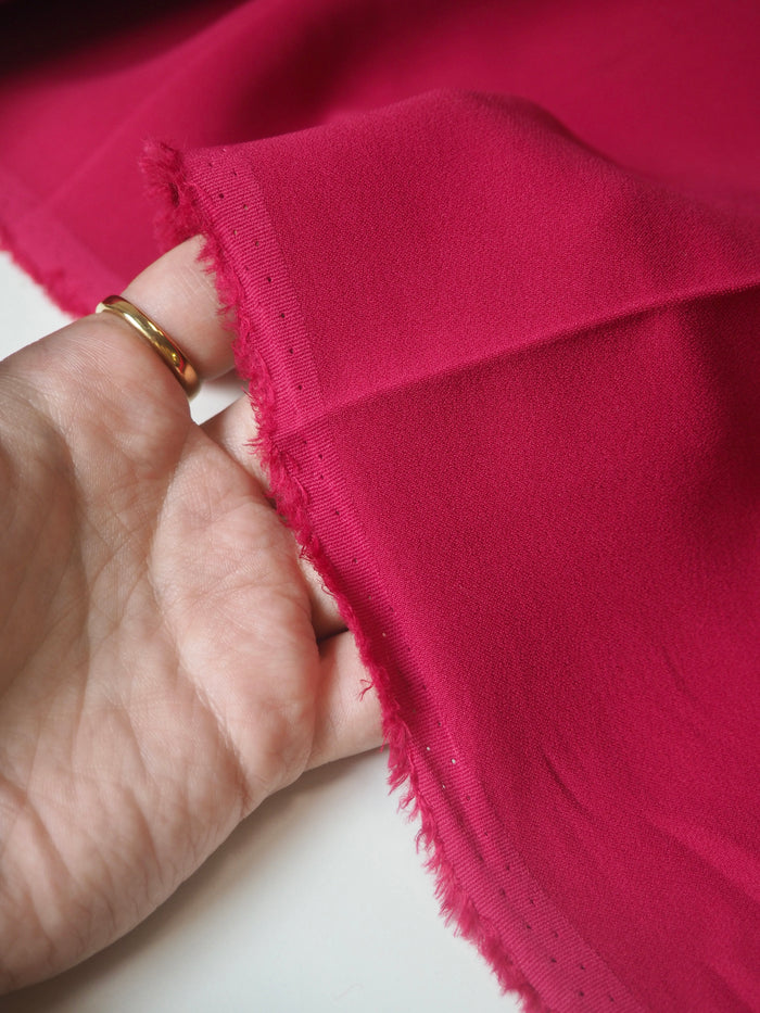 Hibiscus Crepe-Back Satin