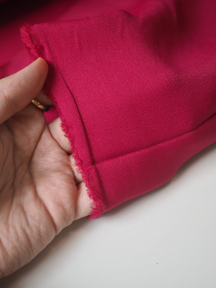 Hibiscus Crepe-Back Satin
