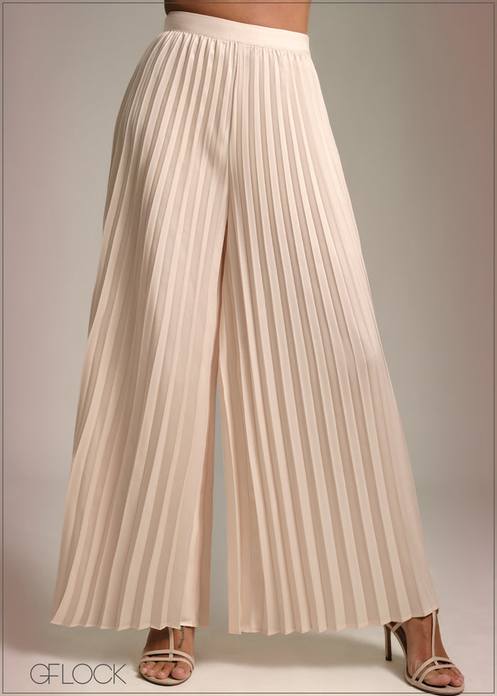 High Waist Pleated Pant - 120226
