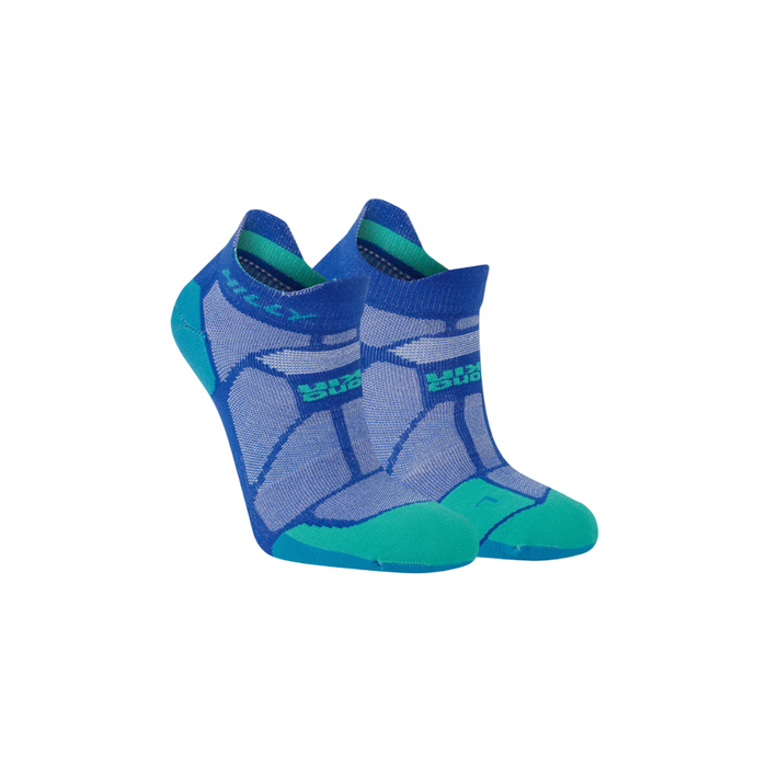 Hilly Unisex Marathon Fresh Socklet Min in Sapphire/Teal SS26